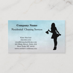 Carte De Visite Service de nettoyage professionnel moderne