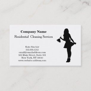 Carte De Visite Service de nettoyage professionnel moderne