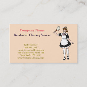 Carte De Visite Service de nettoyage professionnel moderne