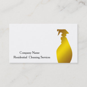Carte De Visite Service de nettoyage professionnel moderne Spray b
