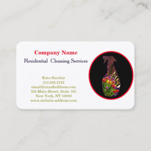Carte De Visite Service de nettoyage professionnel moderne Spray b