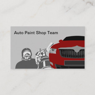 Carte De Visite Service de peinture automobile