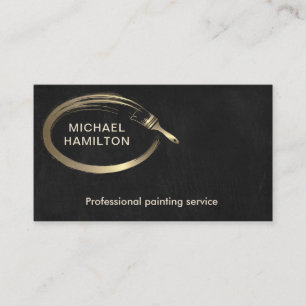 Carte De Visite Service de peinture moderne et élégant professionn