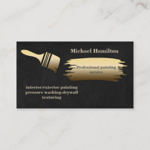 Carte De Visite Service de peinture moderne et élégant professionn