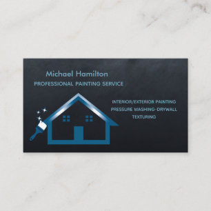 Carte De Visite Service de peinture moderne et élégant professionn