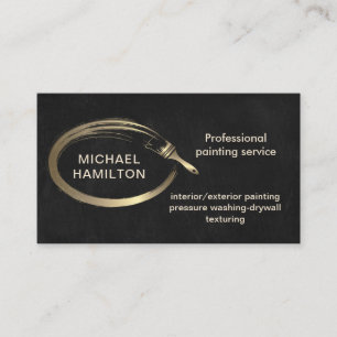 Carte De Visite Service de peinture moderne et élégant professionn