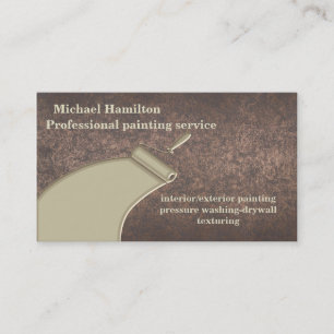 Carte De Visite Service de peinture moderne et élégant professionn
