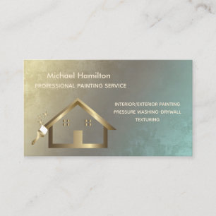 Carte De Visite Service de peinture moderne et élégant professionn