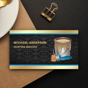 Carte De Visite Service de peinture professionnelle Peintre pincea