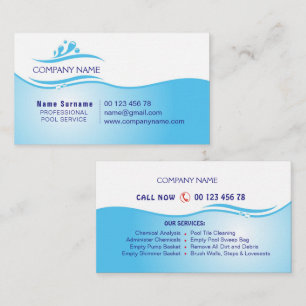 Carte De Visite Service de piscine