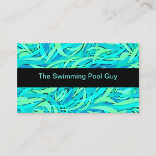 Carte De Visite Service De Piscine Moderne