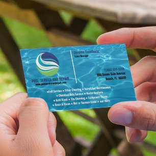 Carte De Visite Service de pool et réparation