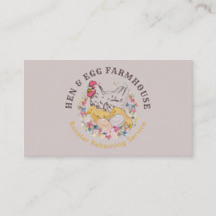Carte De Visite Service de réinstallation de coqs