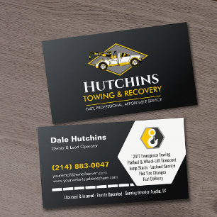 Carte De Visite Service de remorquage 24h/24 et assistance routièr