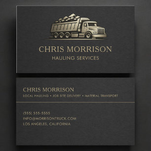 Carte De Visite Service de remorquage de camions professionnel