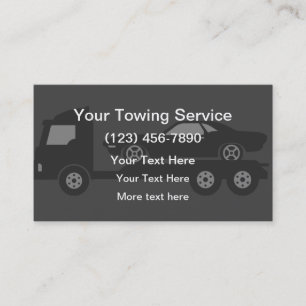 Carte De Visite Service de remorquage de voitures à plat