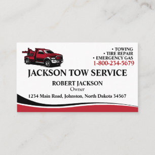 Carte De Visite Service de remorquage professionnel