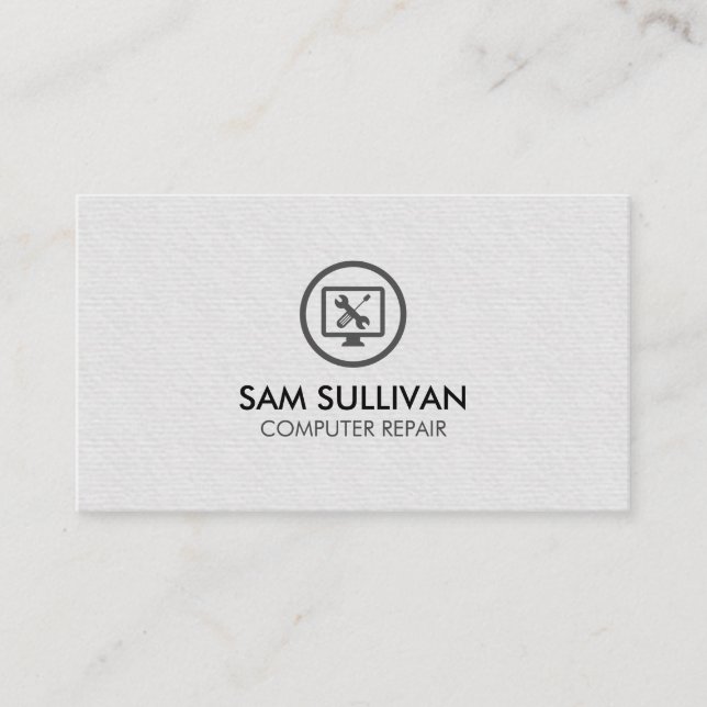 Carte De Visite Service de réparation informatique (Devant)