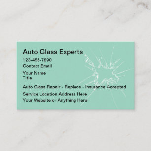 Carte De Visite Service de réparation mobile de verre automatique