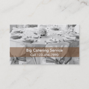 Carte De Visite Service de restauration