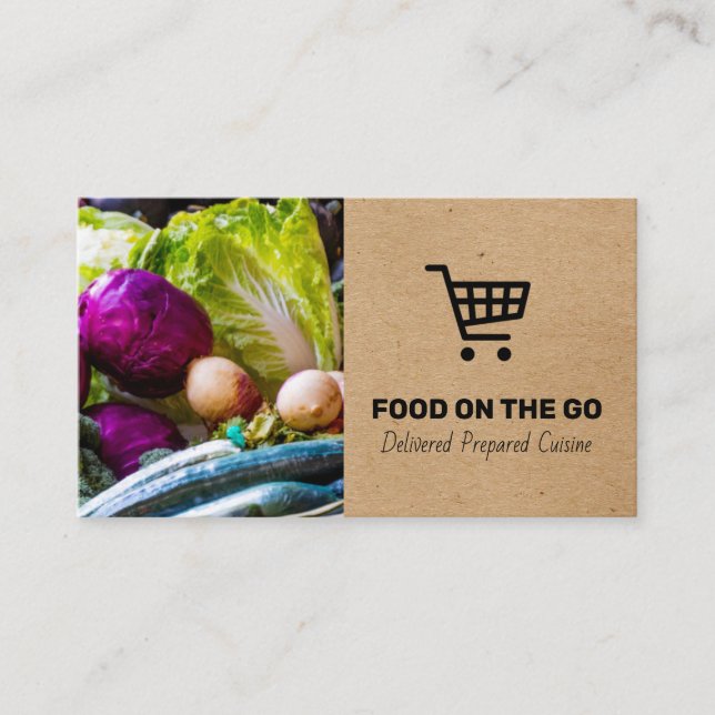 Carte De Visite Service de restauration | Livraison alimentaire |  (Devant)