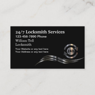 Carte De Visite Service de serrurerie Classy 24 House