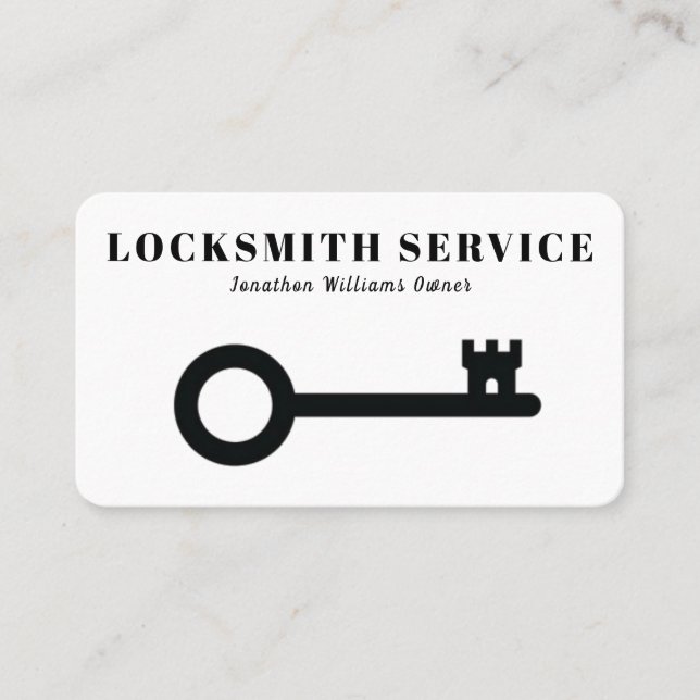 Carte De Visite Service de serrurerie professionnelle (Devant)