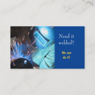 Carte De Visite Service de soudage Connectez-vous avec votre clien