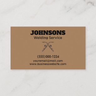 Carte De Visite Service de soudage Fabricator professionnel