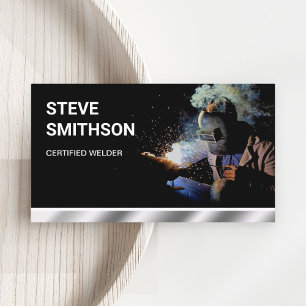Carte De Visite Service de soudure Metal Works Welding Steel Metal