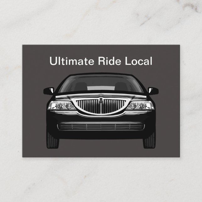 Carte De Visite Service De Taxi De Luxe À Voile (Devant)