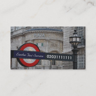 Carte De Visite Service de taxi Mosaic de Londres