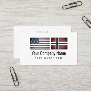 Carte De Visite Service de traduction en norvégien anglais