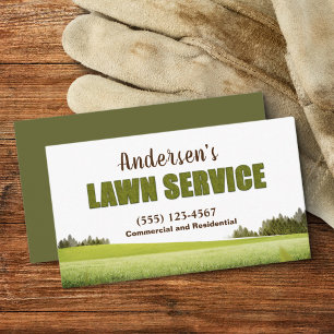Carte De Visite Service de triage professionnel en laiton