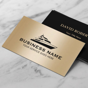 Carte De Visite Service d'entretien de la location de bateaux en o