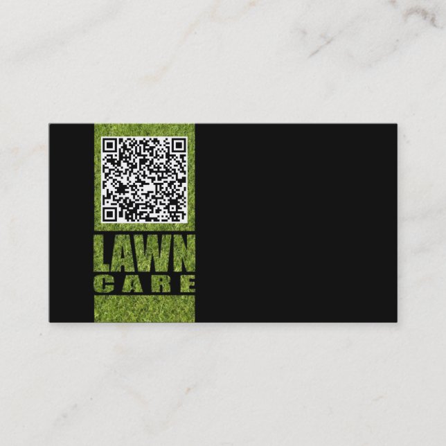 Carte De Visite Service d'entretien de la pelouse Grass Lettres si (Devant)