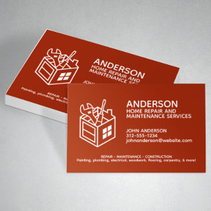 Carte De Visite Service d'entretien de réparation résidentielle mo