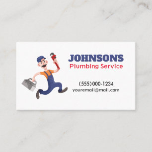 Carte De Visite Service d'entretien des plomberie Handyman