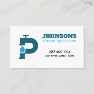 Carte De Visite Service d'entretien des plomberie Handyman