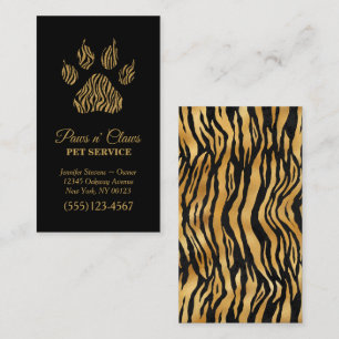 Carte De Visite Service d'impression pour animaux de compagnie Lux