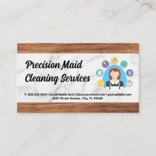 Carte De Visite Service domestique classique   Services hôteliers 