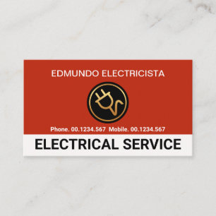Carte De Visite Service électrique en calques rouges étonnant #Zaz