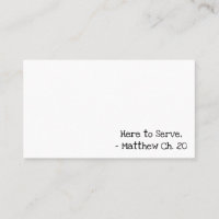 Service en mode chrétien