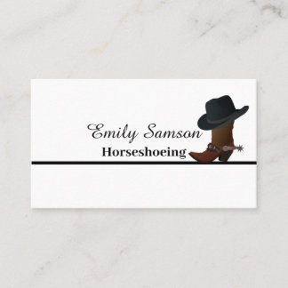 Carte De Visite Service Farrier