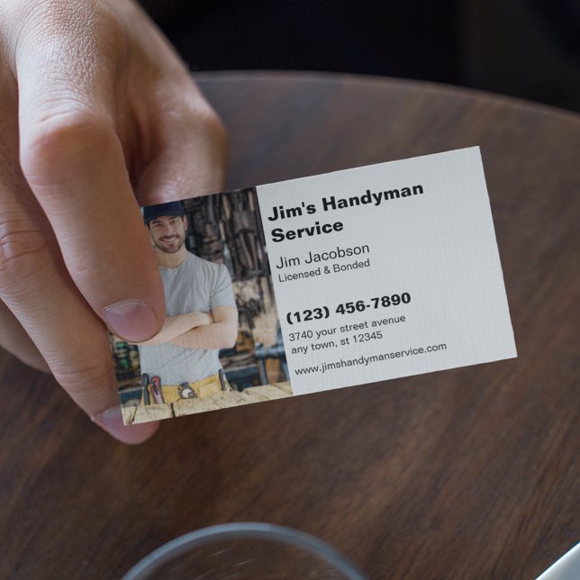 Carte De Visite Service Handyman (Créateur téléchargé)
