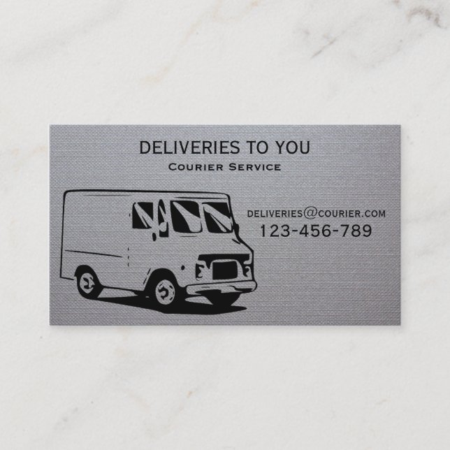 Carte De Visite Service indépendant de la livraison de messager (Devant)