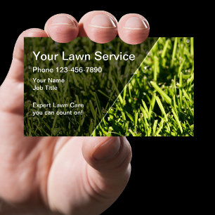 Carte De Visite Service Parfait De Moulage De Pelouse