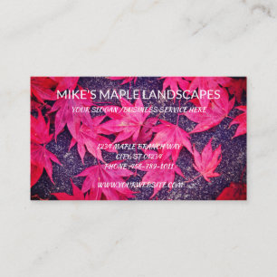 Carte De Visite Service Paysage