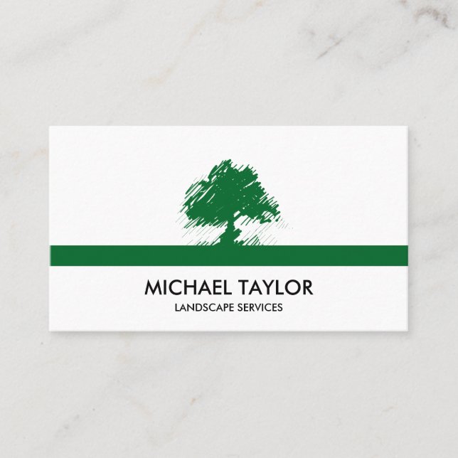 Carte De Visite service paysagiste professionnel et soin de pelous (Devant)