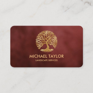 Carte De Visite service paysagiste professionnel et soin de pelous